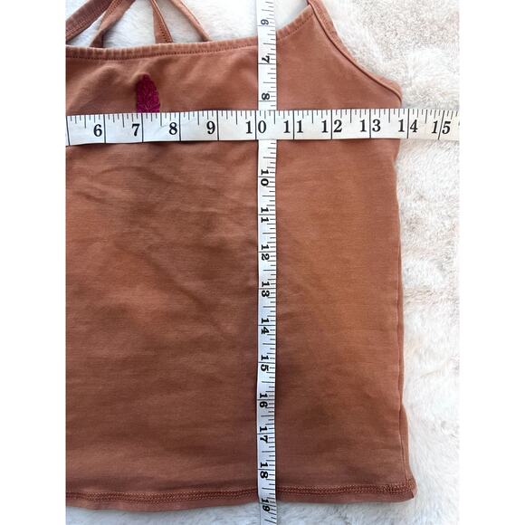 Free People Movement Strappy Tank Top - Brown & Pink, Small - Picture 6 of 7